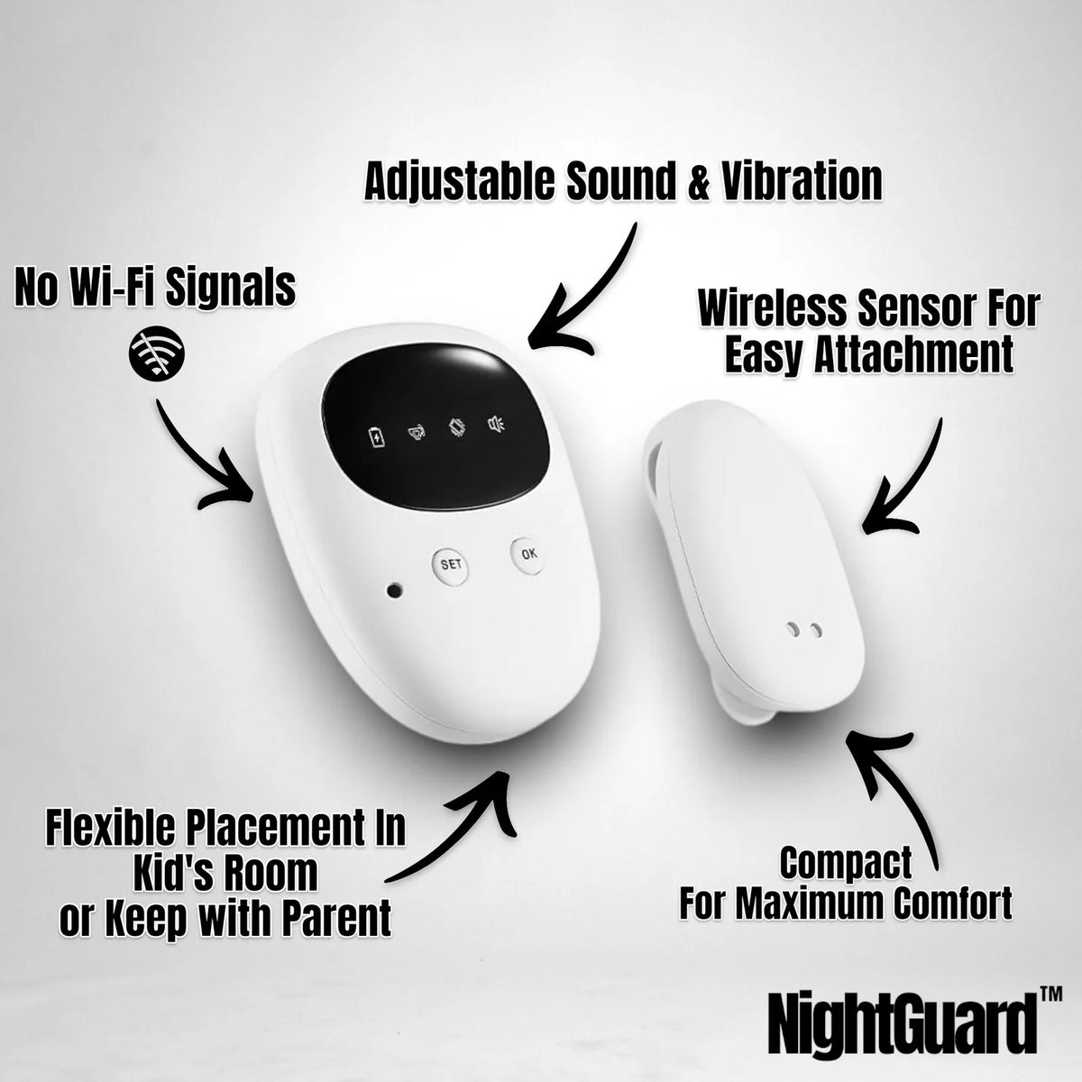 Tuckly NightGuard® Wireless Bedwetting Alarm